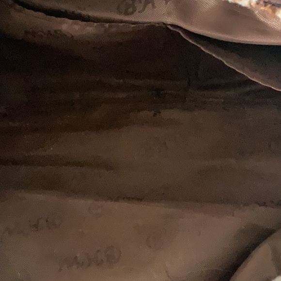 Cow Print Brown and Cream Shoulder Bag with Western Glam - Picture 6 of 7